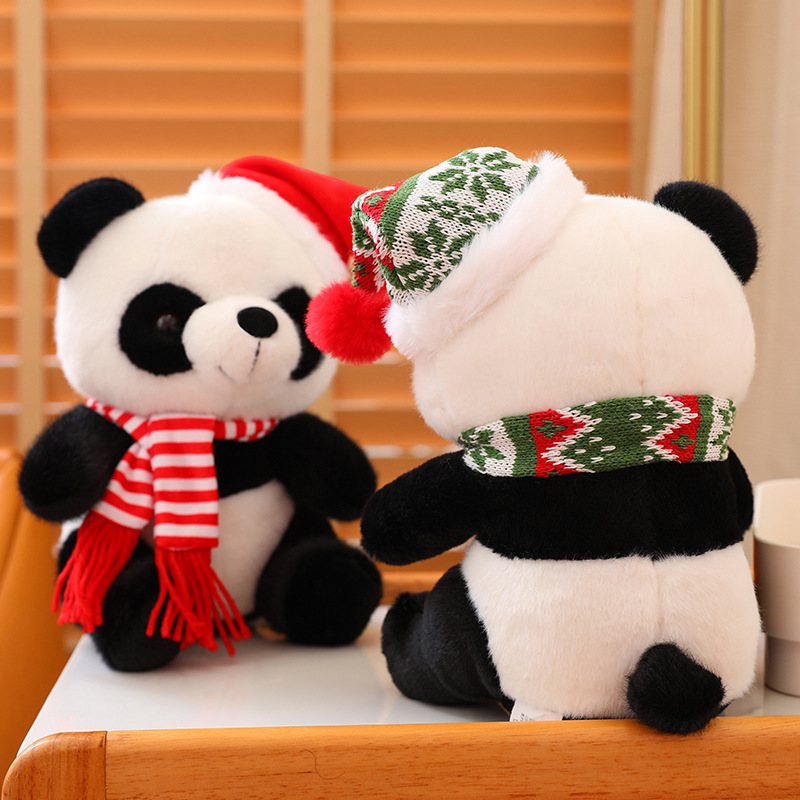 Special Christmas Panda Plushies Christmas Panda Gift Plush Toy - Image 2