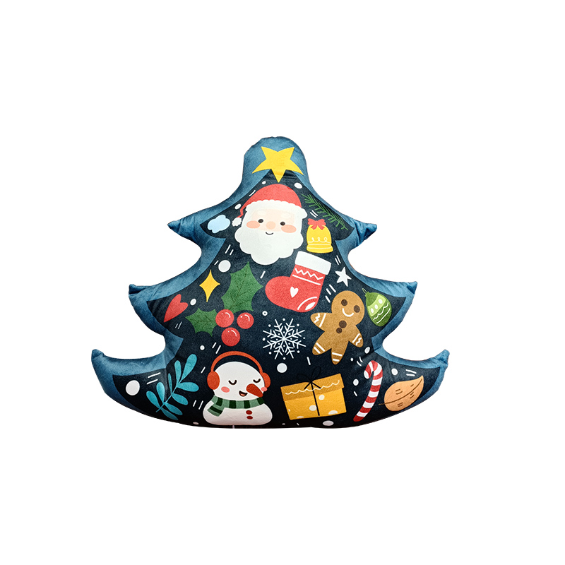 Holiday Character Pillows Christmas Festival Sofa Decor Plush Toy