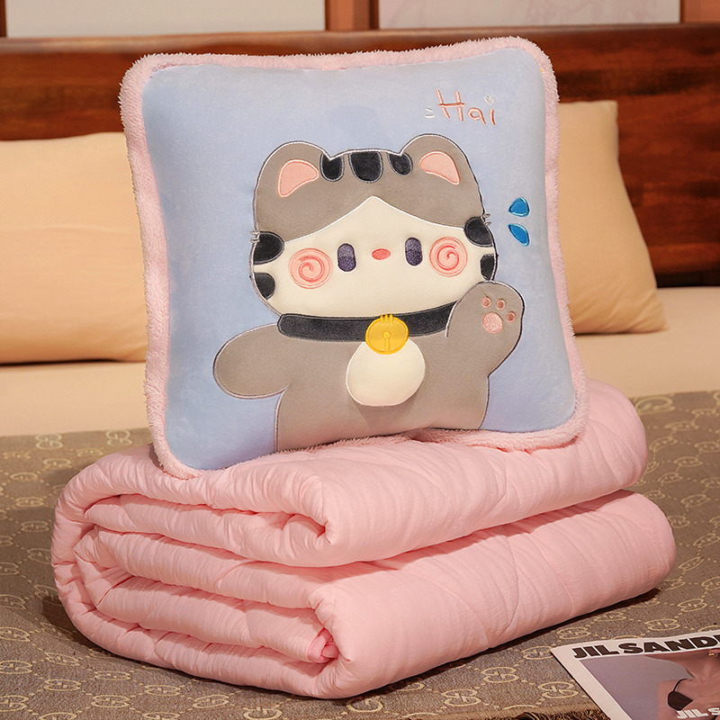 Sweet Dream Pillow Set Household Soft Animal Pillow Quilt - Image 2
