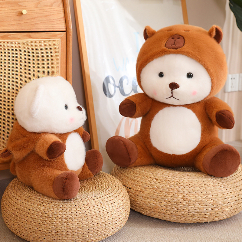 Capybara Bear Toy Adorable Animal Bear Capybara Plush Toy - Image 3