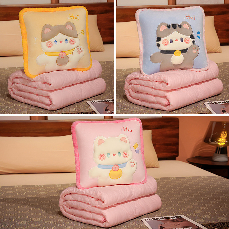 Sweet Dream Pillow Set Household Soft Animal Pillow Quilt - Image 3