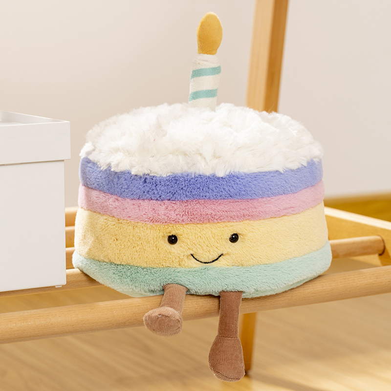 Rainbow Cake Plushie - Image 3