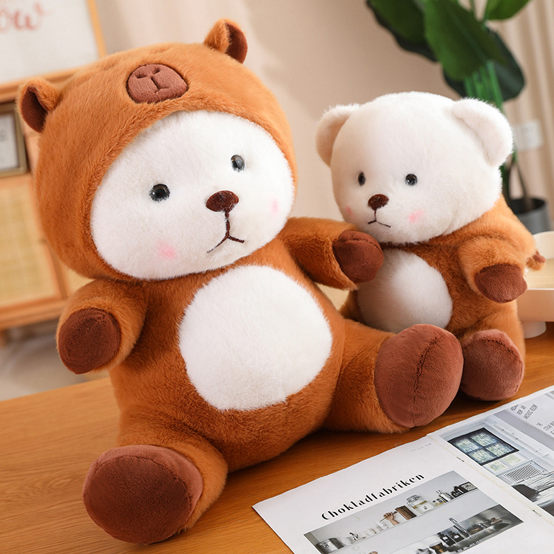 Capybara Bear Toy Adorable Animal Bear Capybara Plush Toy - Image 4
