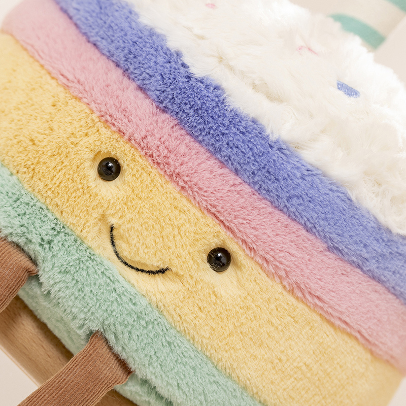 Rainbow Cake Plushie - Image 4