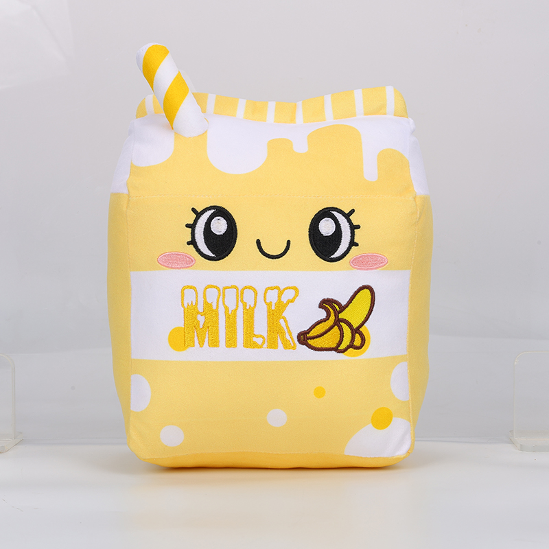 Milk Box Plushie Series 1 Fruit Strawberry Banana Blueberry Milk Box Toy - Image 2