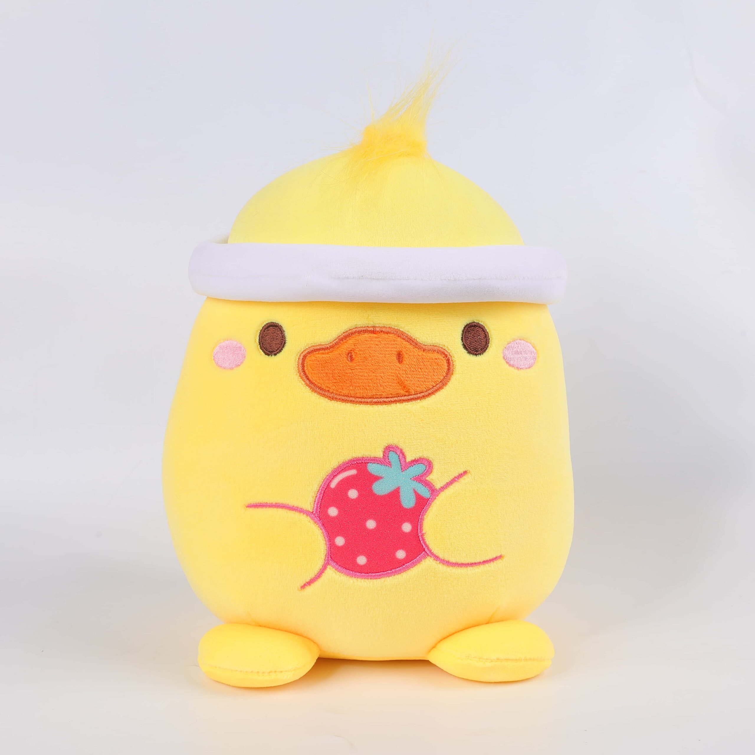 Tiny Adorable Animal Cute Soft Animal Corgi Bear Duck Food Toy With Hat - Image 4