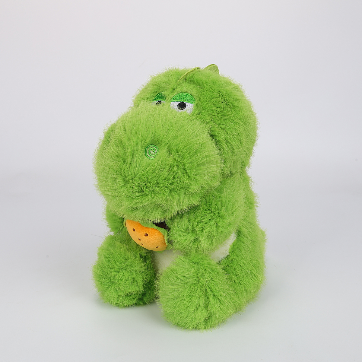 Vibrant Green Dino Toy Forest Cute Animal Dinosaur Plush Toy - Image 3