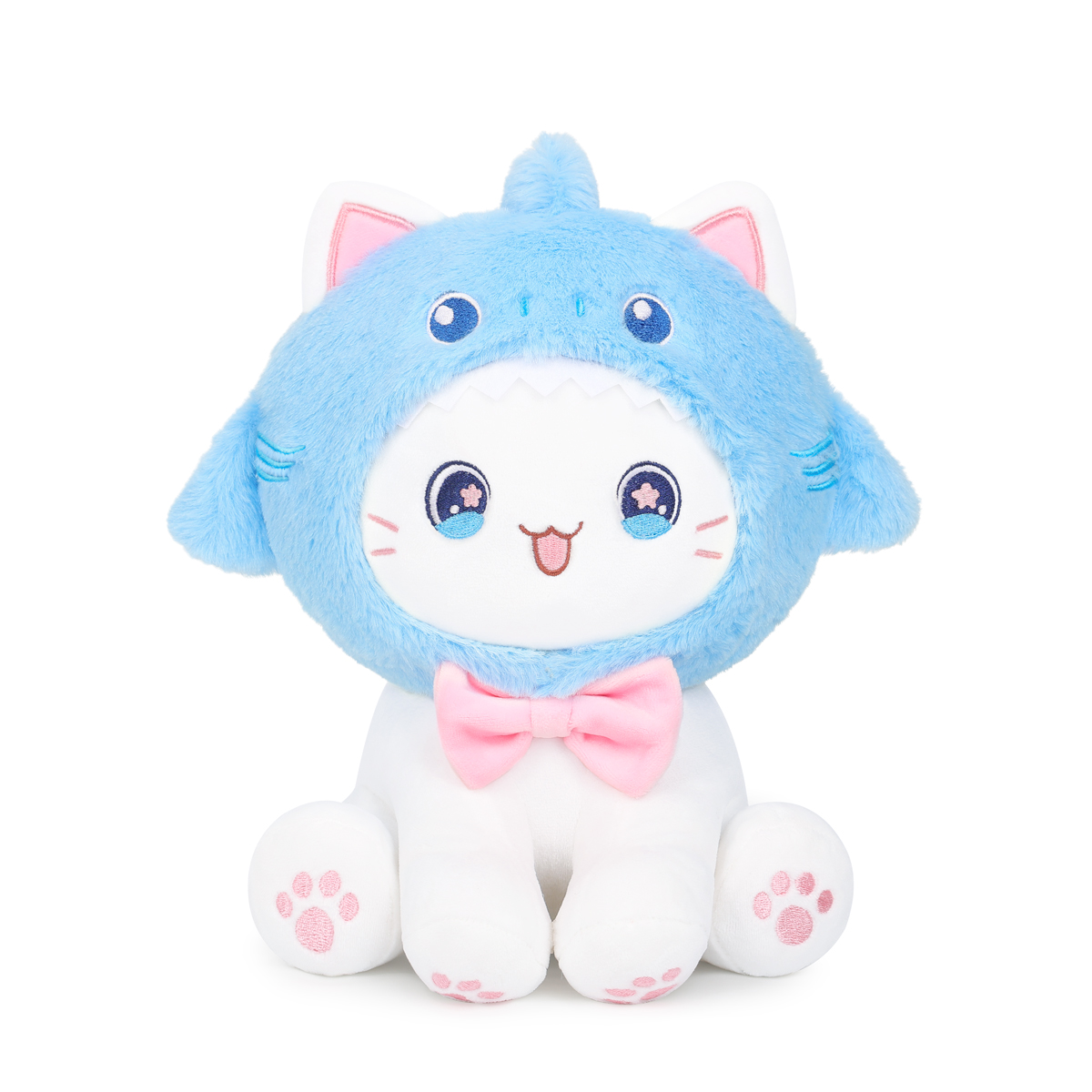 Octopus, Frog, Shark, and Strawberry Cat Plush Toy Series - Adorable and Soft Stuffed Animals - Perfect for Kids and Collectors - Cute and Huggable Plushies - Image 2